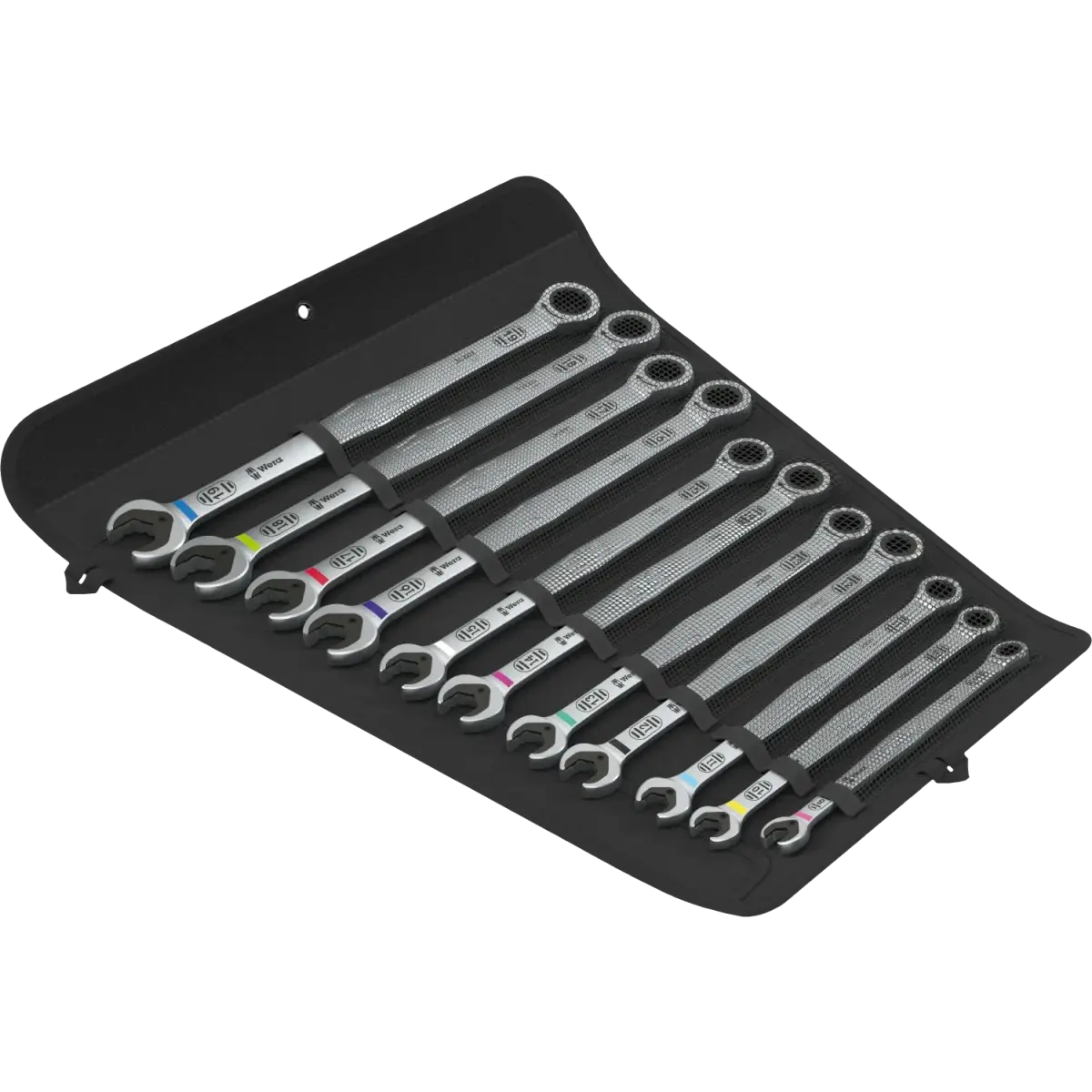 Wera 6007 Joker 11 Set 1 | 11-Piece Ratcheting Combination Spanner Set (Long Design)
