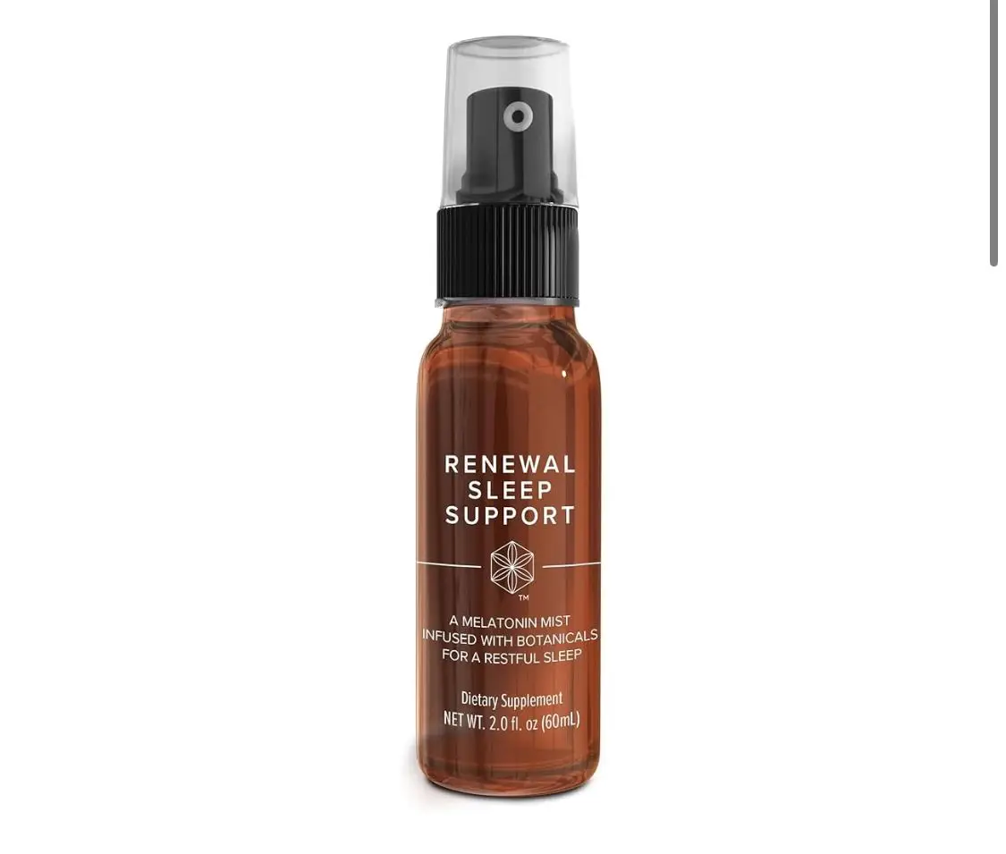 Renewal Sleep Support – Fast-Acting Sleep Spray with Melatonin, Valerian & Chamomile | 1ct Healthcare Fitness Natural Flower