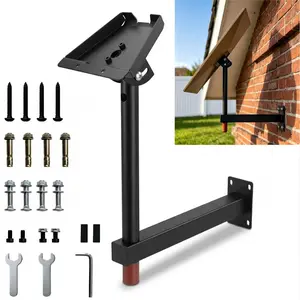 Starlink Gen 3 Mount, Heavy Duty Adjustable Wall Bracket with 360° Base Rotation, Top Tilt & Telescoping Arm, Full Direction Control, Weatherproof Mount for Starlink Standard 4/4X/Gen 3 V3 Dish
