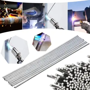 Metal Welding Rods, 20pcs Low Temperature Aluminum Welding Rods, 50cm Long, 1.6mm Diameter, Ideal for Metal Welding, Welding Accessories