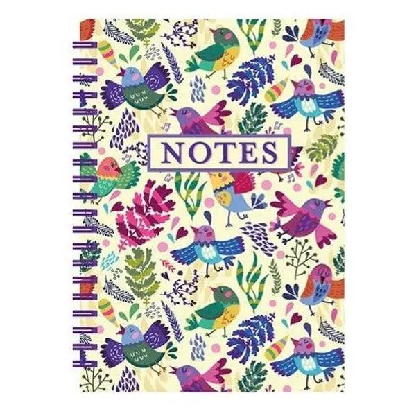 Notes Colorful Birds Notes Colorful Birds