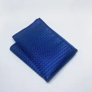 Navy Dots Pocket Square