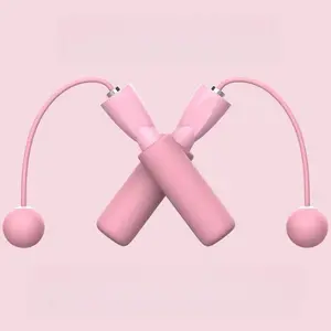 Wireless Jump Rope for Beginners, Weighted Skipping Rope for Home Fitness, Sport Equipment for Exercising, Easy Use for All Ages