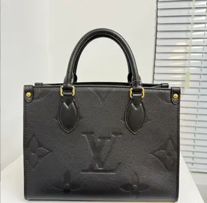 Pre-owned Monogram Empreinte Tote Bags Louis Vuitton LV Onthego PMsize