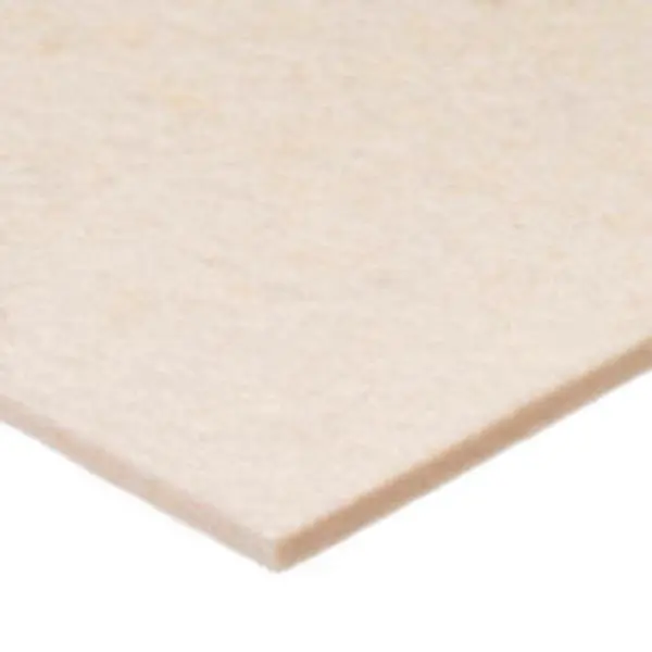 USA Sealing B2272953 Grade F1 High Density Felt Sheet - White, Cushioning, Vibration Resistant, Sheet Form - 0.25x12x12 in - Ideal for Industrial Users
