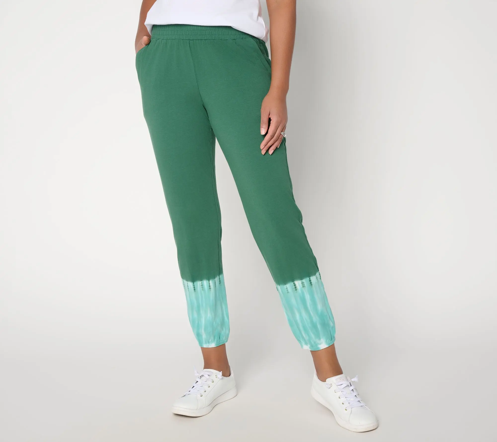 Anybody Tall Cozy Knit Jersey Tye Dye Jogger