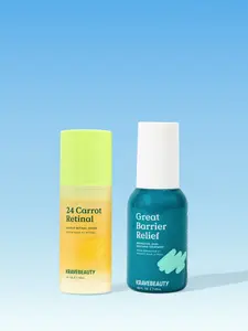KraveBeauty Barrier Renew - Gentle, Effective Retinal Serum and Skin Barrier Repair Serum duo to Boost Skin Renewal Without Irritations