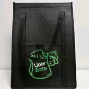 Large Thermal Insulated UberEats Tote Bag - Hot Cold Food Delivery