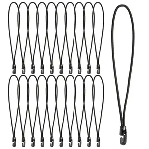 Black Green Mini Bungee Cords with Hooks bungee cord
