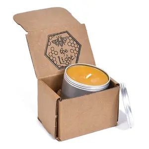 Tin with Screw on Lid ~ Aromatherapy or Unscented