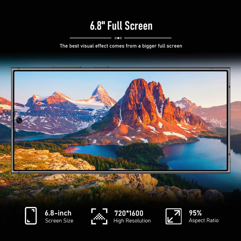 S24 Ultra Smart Android Phone, 6.8 Inch Screen, Dual Sim Slot, Octa-Core Cpu, 4g Network, 4GB RAM, 64GB Storage, 4500mah Battery