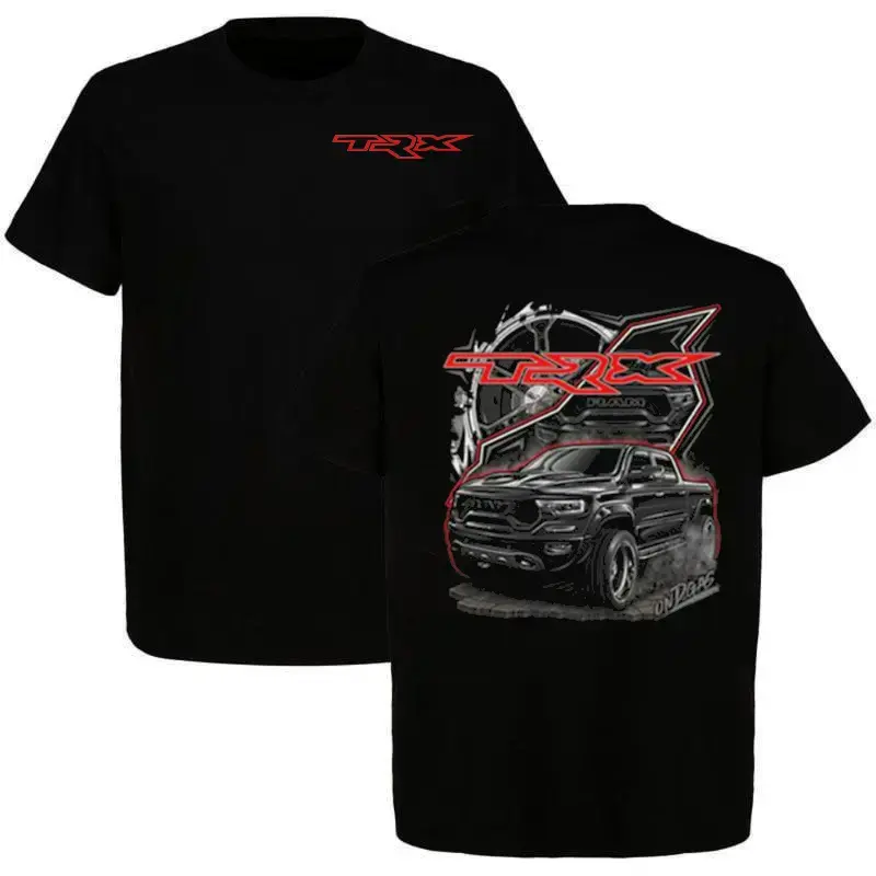 TRX Ram Graphic T-Shirt, Powerful Pickup Truck With Burnout Design, Performance Car Shirt, Car Lover Tee, Menswear, Mens Gift
