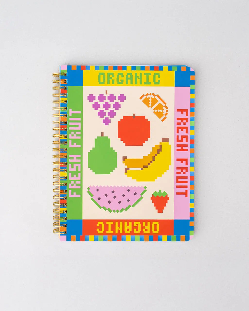Rough Draft Mini Notebook - Fruit Tiles