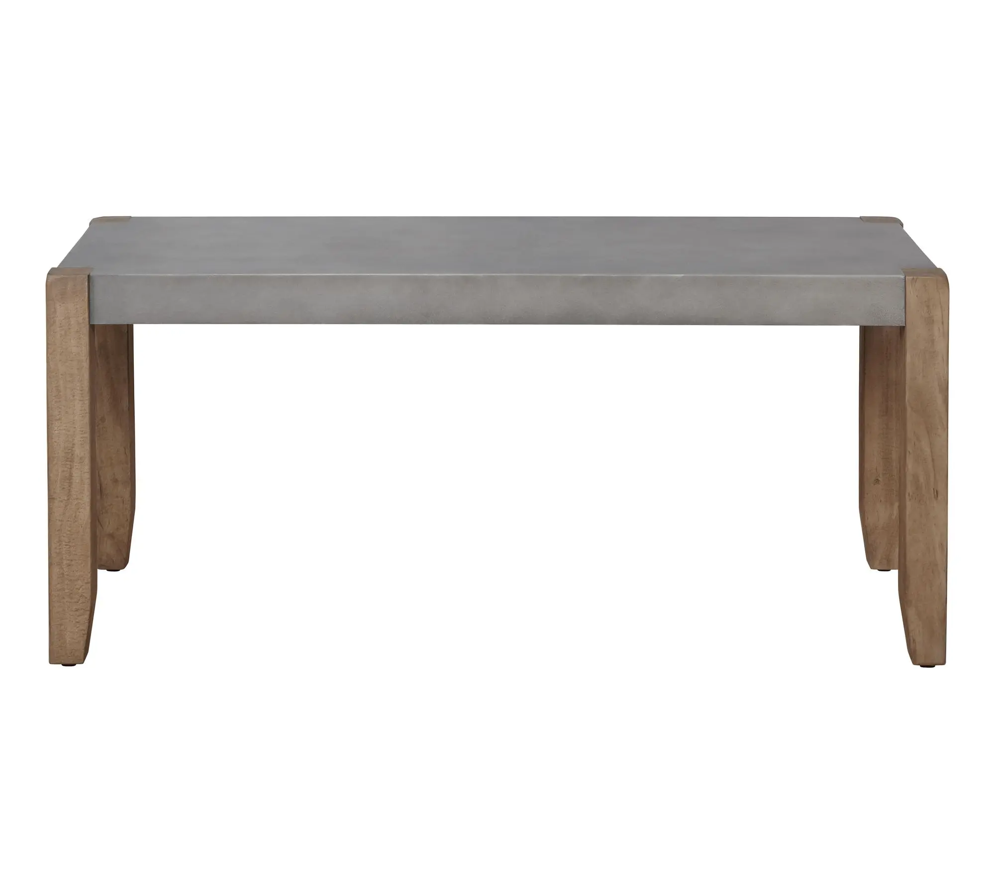 Alaterre Furniture Newport 40" Bench with Faux Concrete Seat Alaterre Furniture Newport 40" Bench with Faux Concrete Seat