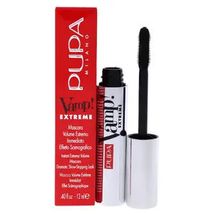 Pupa Milano Vamp! Extreme Mascara - 010 Extra Black For Women 0.4 oz Mascara
