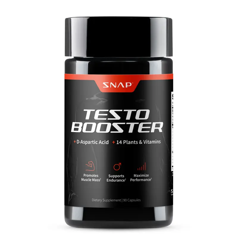 Snap - Testo Booster - Supports Men's Testosterone Production - 3rd party tested - 90 count