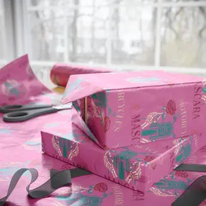 Colorful Wrapping Paper for Gifts, Unique Gift Wrap, Birthday, Holiday, Party Decorations, Vibrant Floral Design