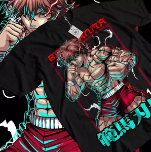 [SALE OFF 50%] Baki The Grappler T-shirt Baki Hanma Yujiro Hanma Baki Boxing Shirt All Size