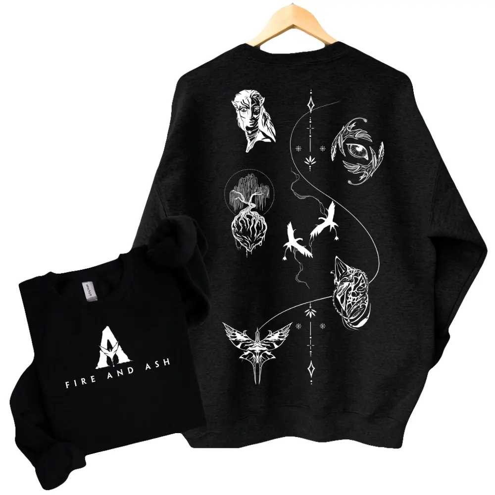 Avatar Fire And Ash Sweatshirt, T-Shirt, Hoodie – Avatar 3 Movie 2025 Fan Merch, Pandora World Fantasy Graphic, Vintage Cosplay Outfit Unisex Top