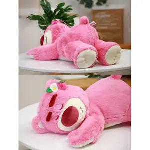 A red strawberry bear gives a comfortable and warm feeling; it is very popular with children and is the perfect choice for Easter.