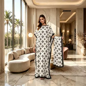 Leopard Print Satin Robe Set – Wrap Shawl Dress for Beach Sun Protection