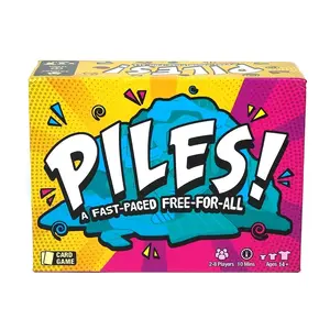 Family PILES! Game Night Travel Party Memory Games Box, Creative Gifts, Holiday Accessories, Birthday Party Supplies, Home Decor, 1 Box/200 Cards