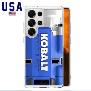 Kobalt 'Rushless'  Aesthetic Pattern Casing For SAMSUNG GALAXY S22 S23 S24 S25 PLUS FE ULTRA  EDGE Gradient Hard TPU Acrylic Drop Protection Shockproof Protector unique Fashion Trend illustration Anti-scratch Stylish Smartphone Cover