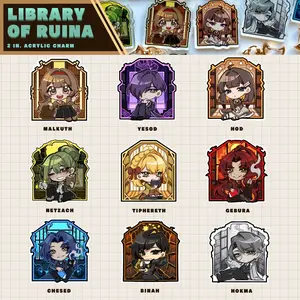 LIBRARY of RUINA Librarian Acrylic Keychain!,  Perfect Gift for Fans & Collectors
