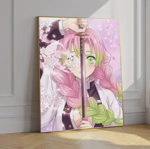 [No Frame] Anime Demon Slayer Poster, Mitsuri Wall Art, Manga Room Decor Gift