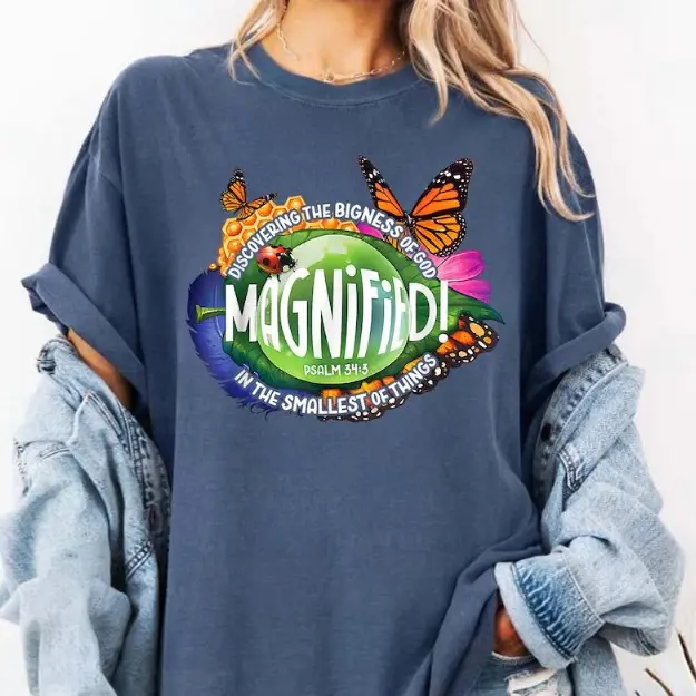 Discovering The Bigness Of God In The Smallest Of Things Shirt, VBS 2025 Magnified Smallest Insects Adventure Shirt, Adventure Christian Shirt, Bible Summer Camp Shirt, Religious Shirt, the Bigness of God Shirt