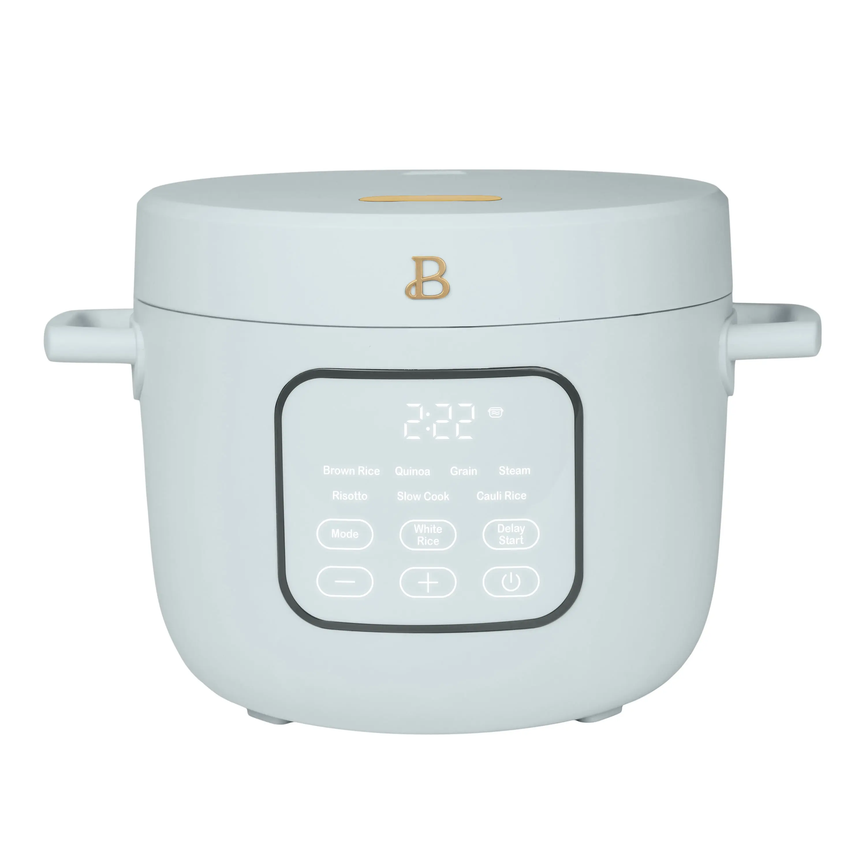 Beautiful 14-Cup Electric Rice Cooker, 6-Cup Uncooked Capacity with EverGood Ceramic Nonstick Coating for Family Meals & Meal Prep, Grain Cooker