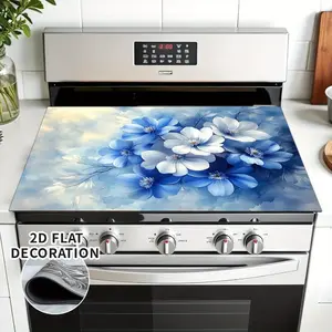 2D Flat Decoration - Electric Stove Cover - Oven Pad Stove Plate Diatom Mud Gas Stove Cover - Suitable for any kitchen, stove protection, 1 piece