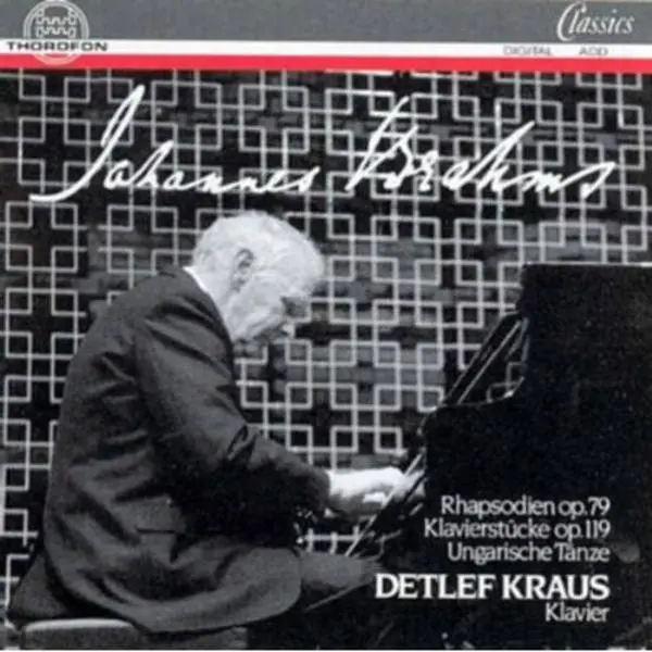 J. Brahms - Ung Tanze Rhapsody  [COMPACT DISC - CD]