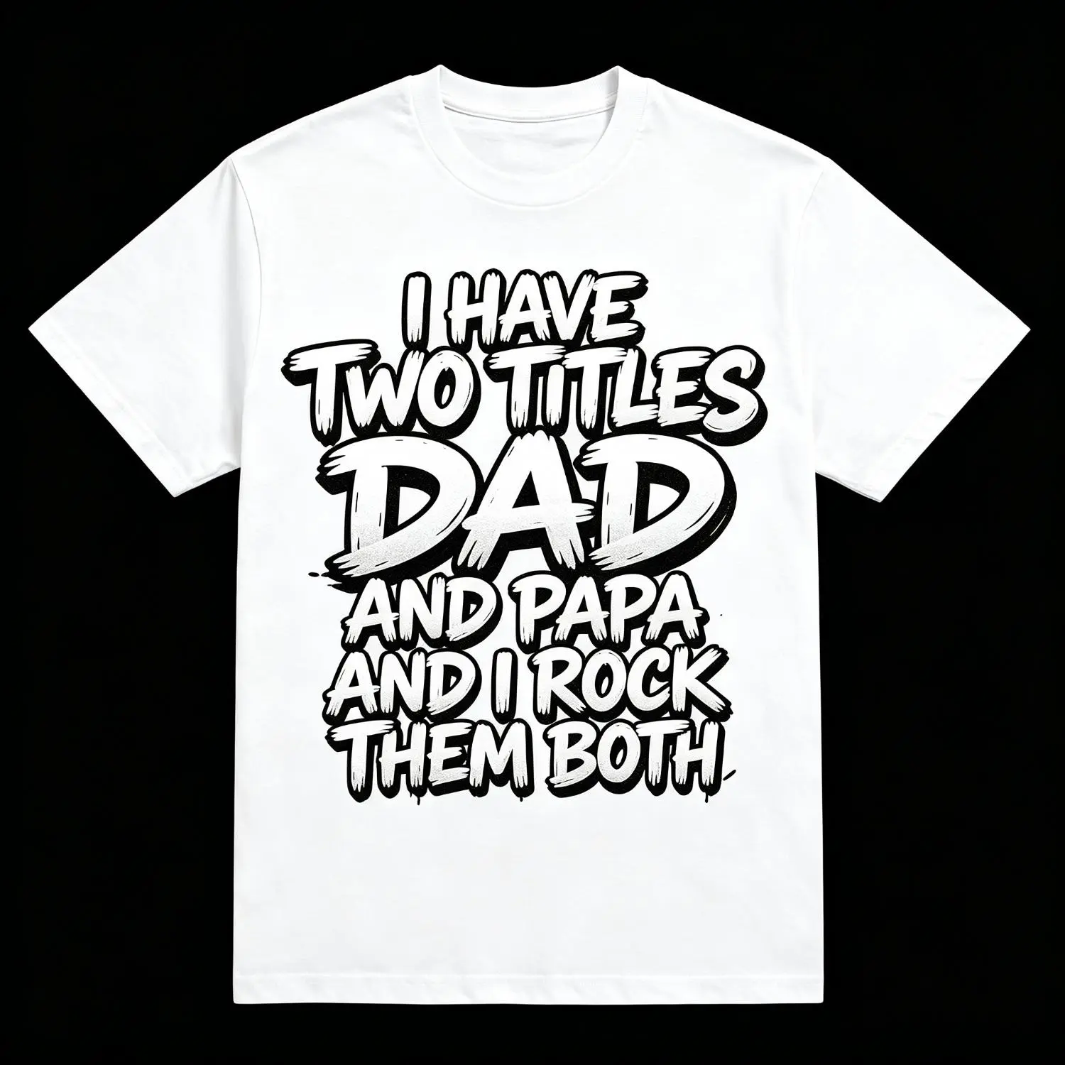 Humorous Fathers Day Gift T Shirt For Husband Cotton Tee