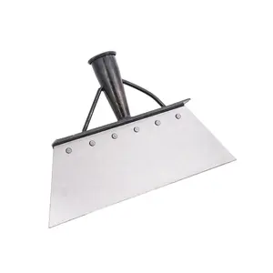 Manganese Steel Multi-Function Tool - Heavy Duty Flat Blade Shovel for Ground Cleanup, Wall Skin Removal, Garden & Snow Use, Adjustable Stainless Pusher, Ergonomic All-Season Scraper tiktokshopspringglowup