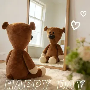 Soft Mr. Bean Teddy Bear Plush, Cute Stuffed Animal Toy, Cozy Hug Pillow, Ideal Birthday Gift for Kids & Girls