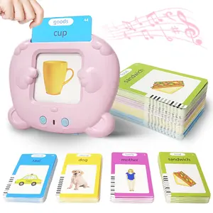 Talking Flash Card, 1 Set Language Learning Toys with 224 Sight Words, Vocabulary Flashcards, Speech Learning Toy for Birthday Gifts