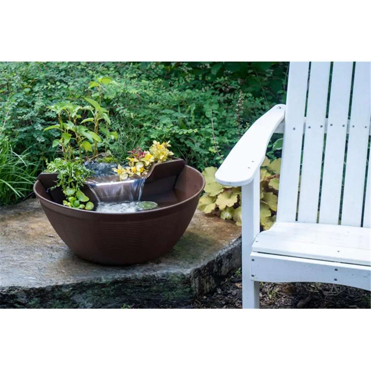 Aquascape 78325 AquaGarden Mini Pond Kit - Pet Supplies for Fish & Aquatic Pets with Aquarium Driftwood, Decorative Pebbles, Fairy Garden, Floating Plants Compatibility, Aquarium Driftwood Aquariums, Decorative Pebbles Aquariums