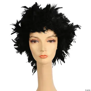 Curly City Feather Party Wig!