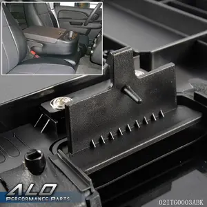Fit For 2007-14 Chevy GMC Sierra Tahoe Yukon Console Armrest Lock Latch Cover