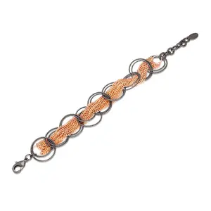 Open Circle Chain Bracelet 20mm