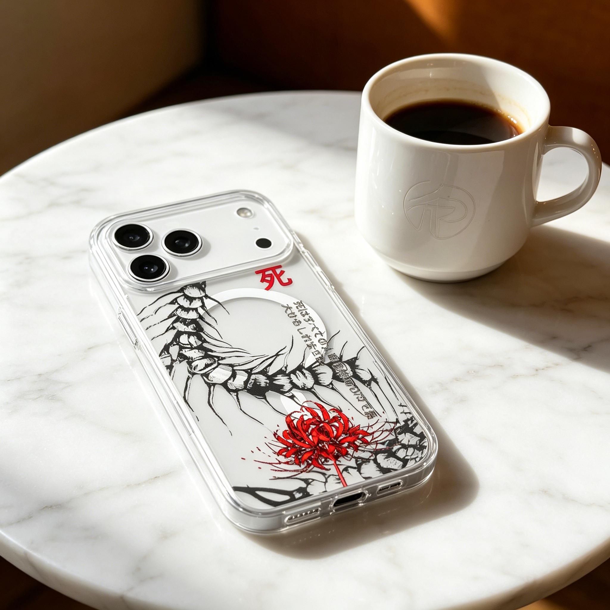 Tokyo Anime Ghoul Phone Case for iPhone 17/17Air/16/15/14/13/12/11 Pro Max - Shockproof, Transparent, Magnetic Phone Case, Protects Your Phone, Colorful Animal Pattern, Personalized Smartphone Case, Screen Protector