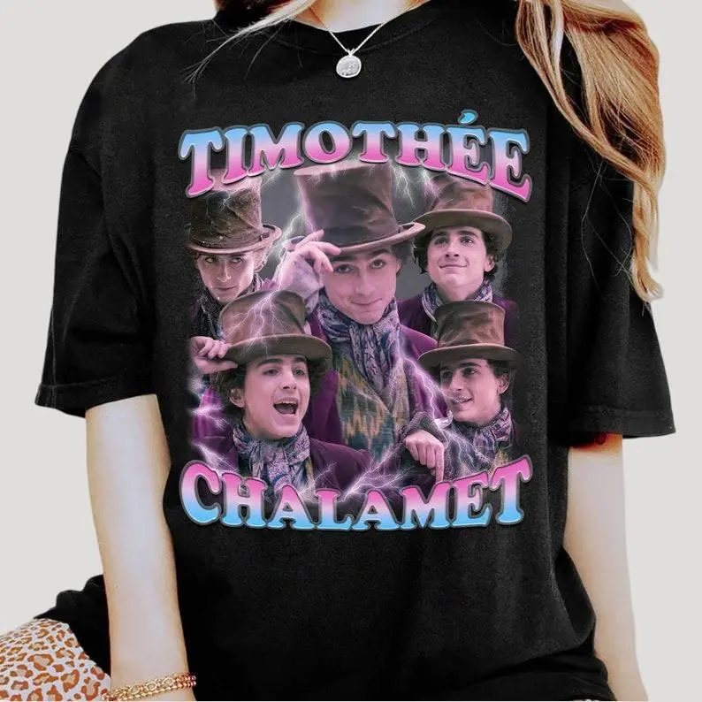Timothée Chalamet Shirt Vintage Bootleg Tee Timothée Aesthetic Shirt Retro Movie Star Shirt
