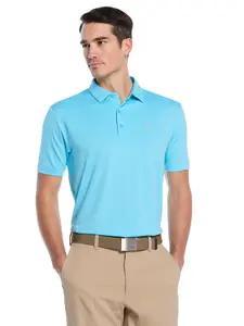 Mens Micro Hex Golf Polo Shirt