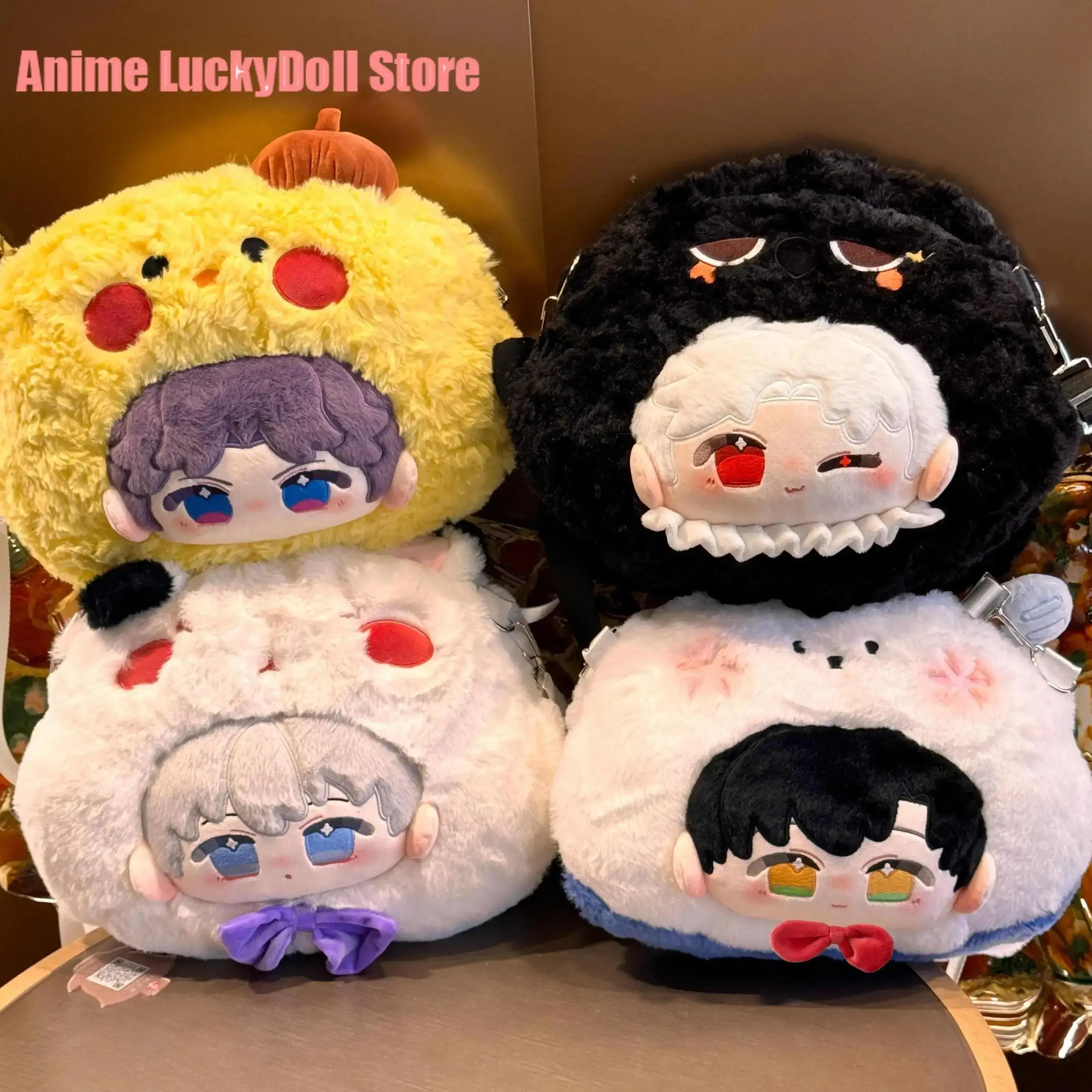 Anime Love and Deepspace Sylus Xavier Rafayel Zayne Cosplay Doll Nap Throw Pillow Cartoon Backpack Hand Warmer Pillows Xmas Gift