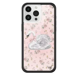 Wildflower Cases - Sweet Swan, Limited Edition iPhone Case | Accessories Durable Protection Dainty Trendy Custom Ribbon Swan Smartphone Casing