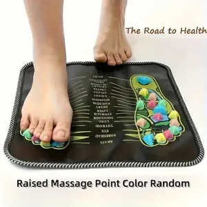 1 Piece Foot Massage Mat, Ergonomic Healing Pressure Board for Foot Reflexology, Portable Smooth Surface Design for Office Workers & Fitness Enthusiasts
