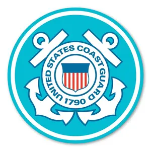Coast Guard Decal - 5 inch