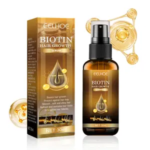 Biotin Hair Growth Serum，Hair Growth Spray Containing Ginseng Root Extract and Ginger Root Extract，Moisturizes the scalp, strengthens hair follicles, prevents hair loss, and promotes hair growth