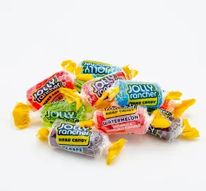 Jolly Ranchers Hard Candy Assorted Mix 2 LB Bulk Bag 150 Pieces Fruit Flavored Party Treats Individually Wrapped Watermelon Cherry Green Apple Grape Blue Raspberry Sweet Snack